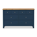Farrow Navy Blue XL 8 Drawer Large Chest 