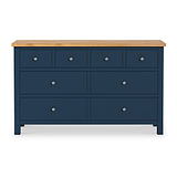 Farrow Navy Blue XL 8 Drawer Large Chest 