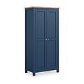 Farrow Navy Double Full Hanging Wardrobe from Roseland Furniture