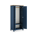 Farrow Navy Double Full Hanging Wardrobe from Roseland Furniture