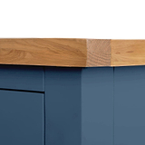 Farrow Navy Blue 5 Drawer Tallboy Chest from Roseland Furniture