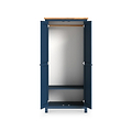 Farrow Navy Double Full Hanging Wardrobe from Roseland Furniture