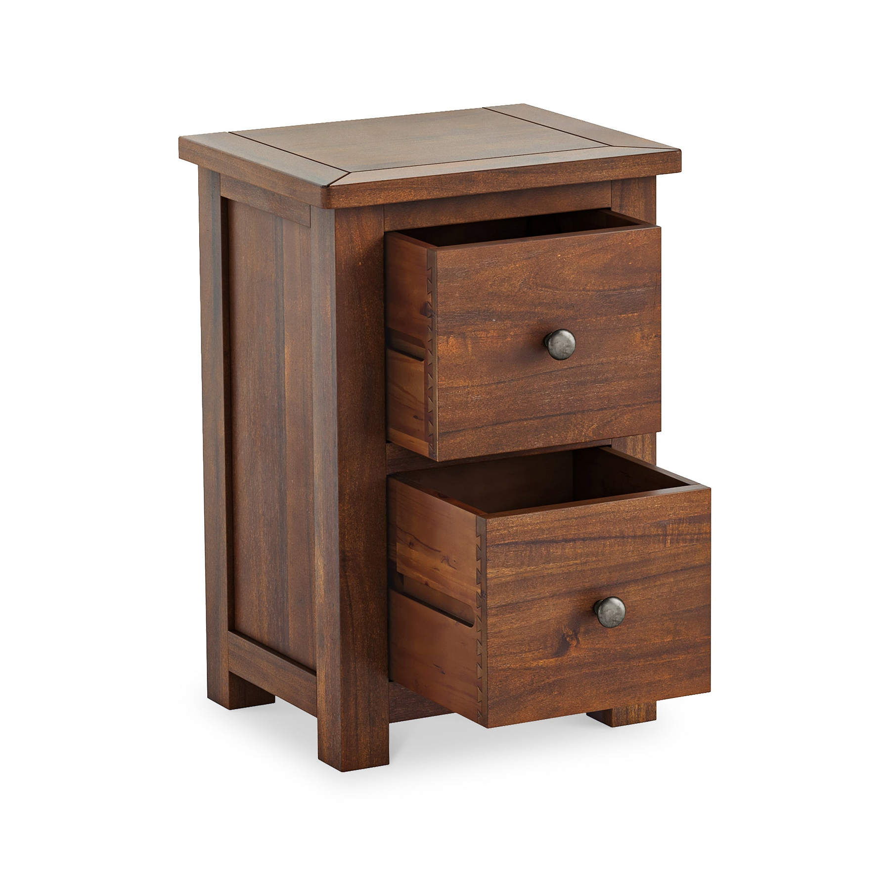 Duchy Acacia Slim Bedside in brown from Roseland Furniture