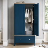 Penrose 2 Door 1 Drawer Wardrobe from Roseland Furniture