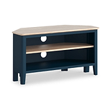 Penrose Navy Corner TV Unit from Roseland Furniture