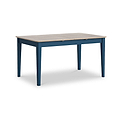 Penrose Navy Blue Extending Rectangular Dining Table from Roseland Furniture