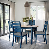 Penrose Round Extending Dining Table from Roseland Furniture