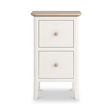 Penrose Narrow Bedside Table from Roseland Furniture