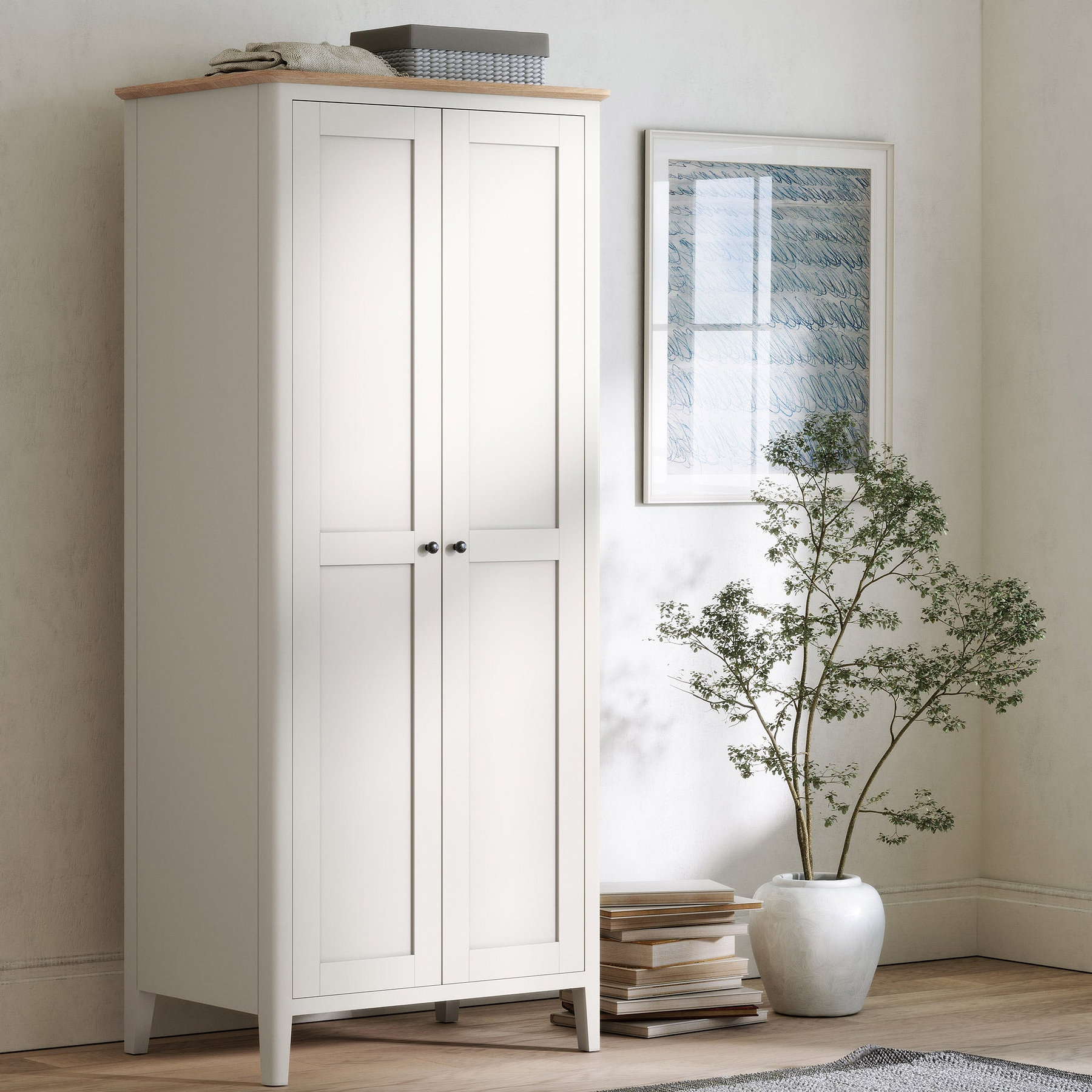 Penrose Full Hanging Wardrobe from Roseland Furniture