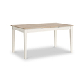 Penrose Coconut White Extending Rectangular Dining Table from Roseland Furniture