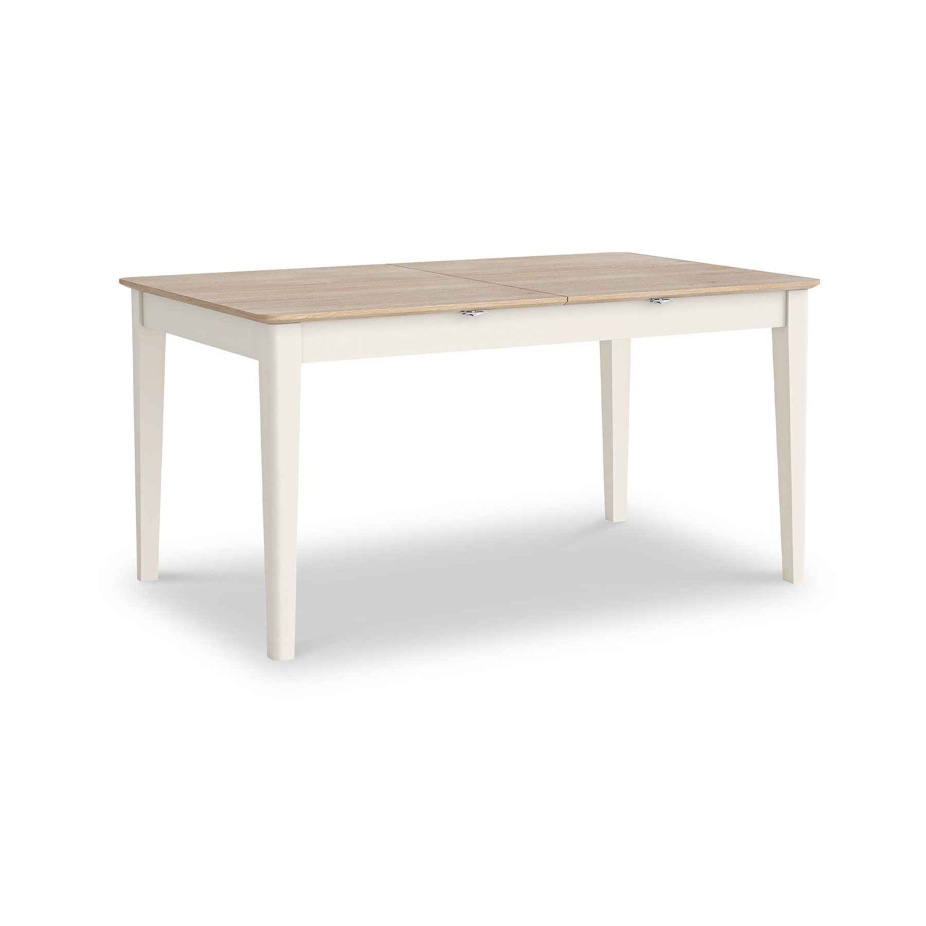 Penrose Coconut White Extending Rectangular Dining Table from Roseland Furniture