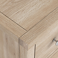 Farrow Oak Slim Bedside Table