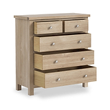 Farrow Oak 2 Over 3 Chest Of Drawers