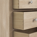 Farrow Oak 2 Over 3 Chest Of Drawers