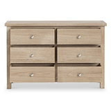 Farrow Oak 6 Drawer Chest