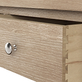 Farrow Oak Double Wardrobe with Drawers
