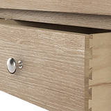 Farrow Oak Double Wardrobe with Drawers