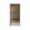 Farrow Oak Double Wardrobe with Drawers