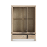 Farrow Oak 3 Door Wardrobe with Drawers