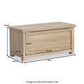 Farrow Oak Blanket Box