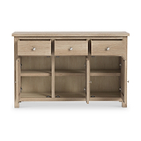 Farrow Oak Large 3 Door Sideboard Cabinet