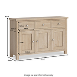 Farrow Oak Large Sideboard