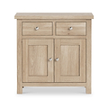 Farrow Oak Mini Sideboard Cabinet for Hallway