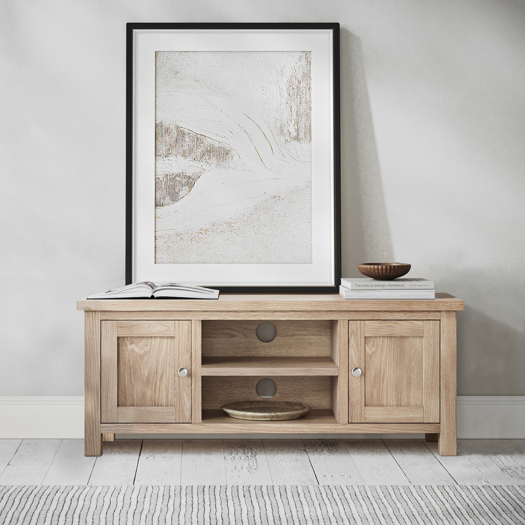 Farrow Oak 120cm TV Stand from Roseland Furniture