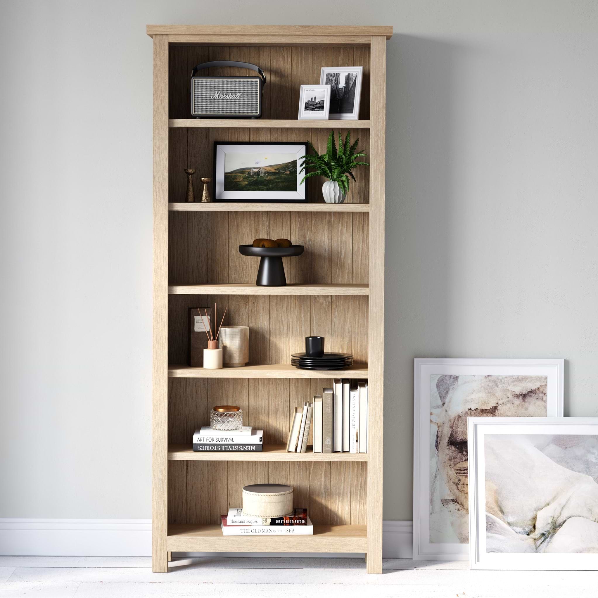 Farrow Oak Large Bookcase from Roseland Furniture