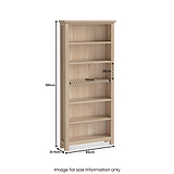 Farrow Oak Large Bookcase