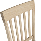 Riley Oak Dining Chair from Roseland Furniture