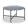 Pimlico-grey-marble-grey-round-coffee-table  from Roseland Furniture