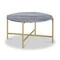Pimlico-grey-marble-gold-round-coffee-table  from Roseland Furniture