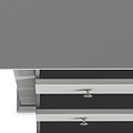 Colette Grey 2 Over 3 Chest Of Drawers from Roseland Furniture
