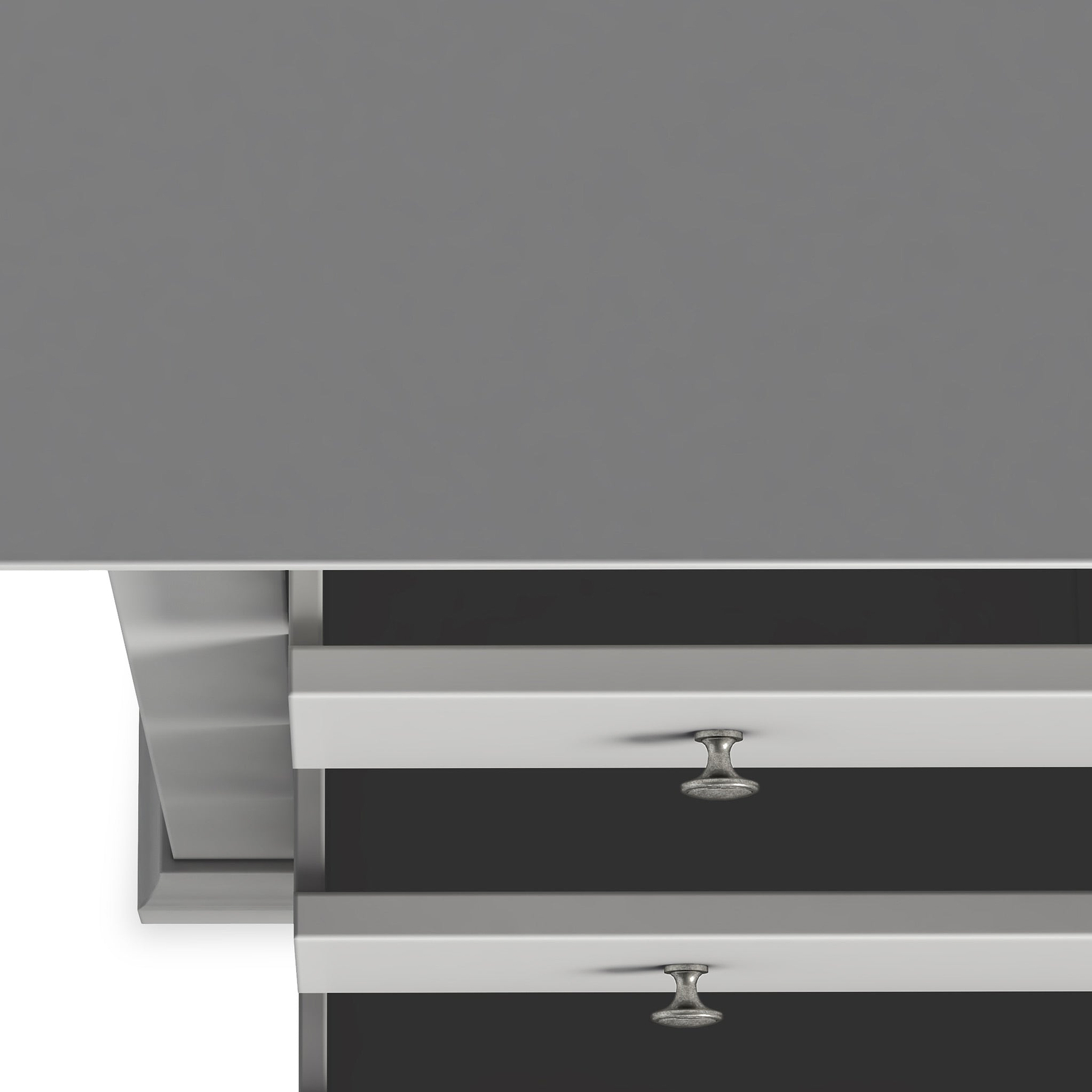 Colette Grey 2 Over 3 Chest Of Drawers from Roseland Furniture
