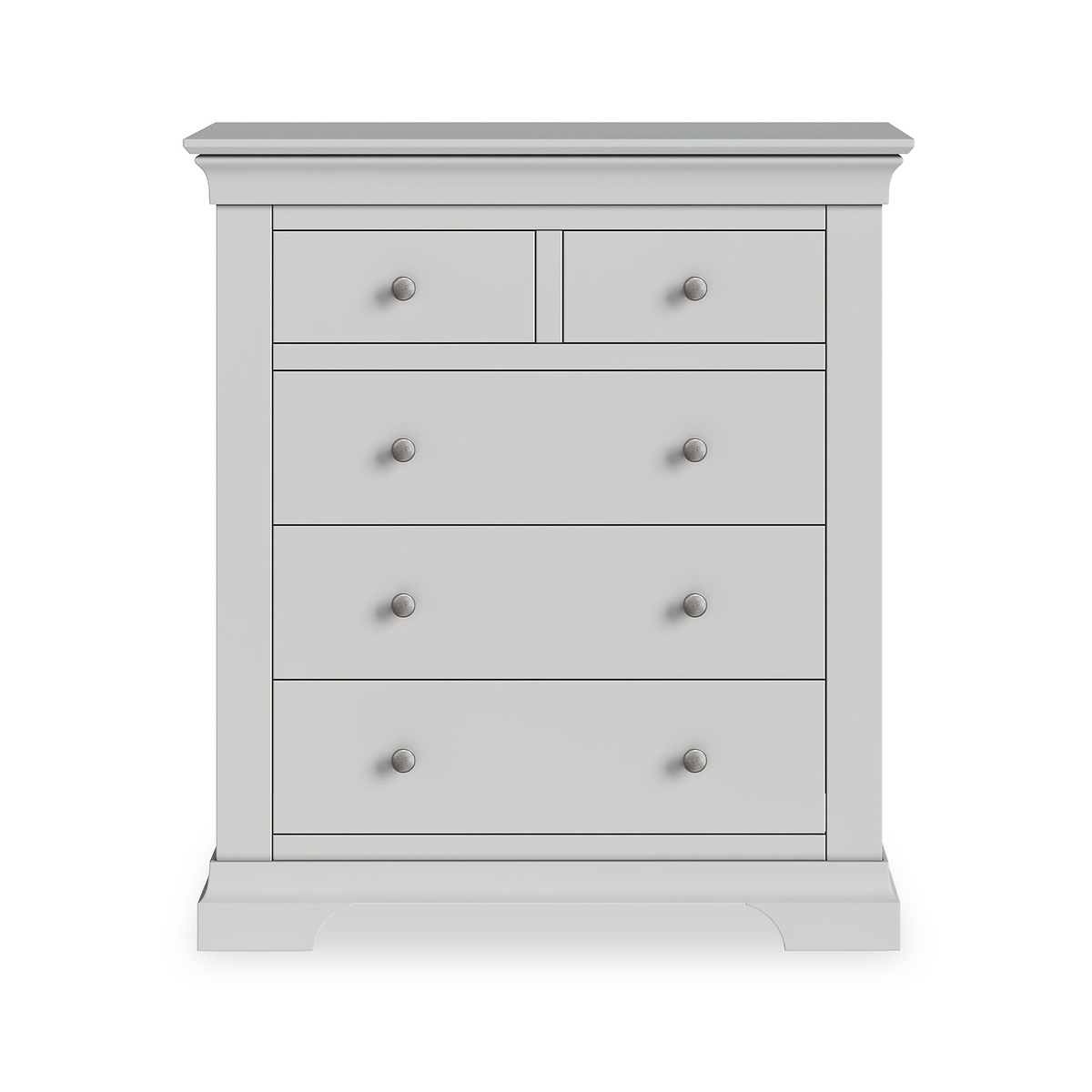Colette Grey 2 Over 3 Chest Of Drawers from Roseland Furniture