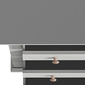 Colette Grey 2 Over 3 Chest Of Drawers from Roseland Furniture