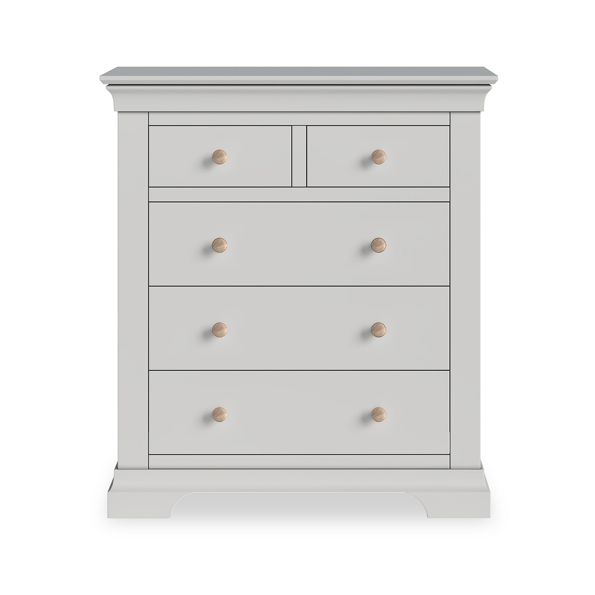 Colette Grey 2 Over 3 Chest Of Drawers from Roseland Furniture