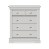 Colette Grey 2 Over 3 Chest Of Drawers from Roseland Furniture