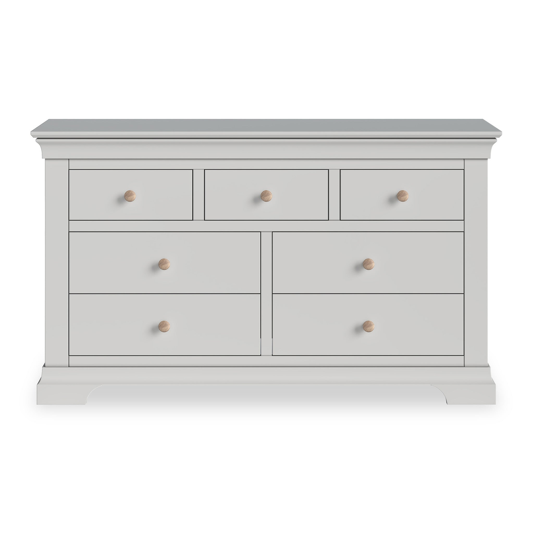 Colette Grey 3 Over 4 Chest Of Drawers from Roseland Furniture