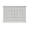 Colette Grey 4 Over 6 Chest Of Drawers from Roseland Furniture