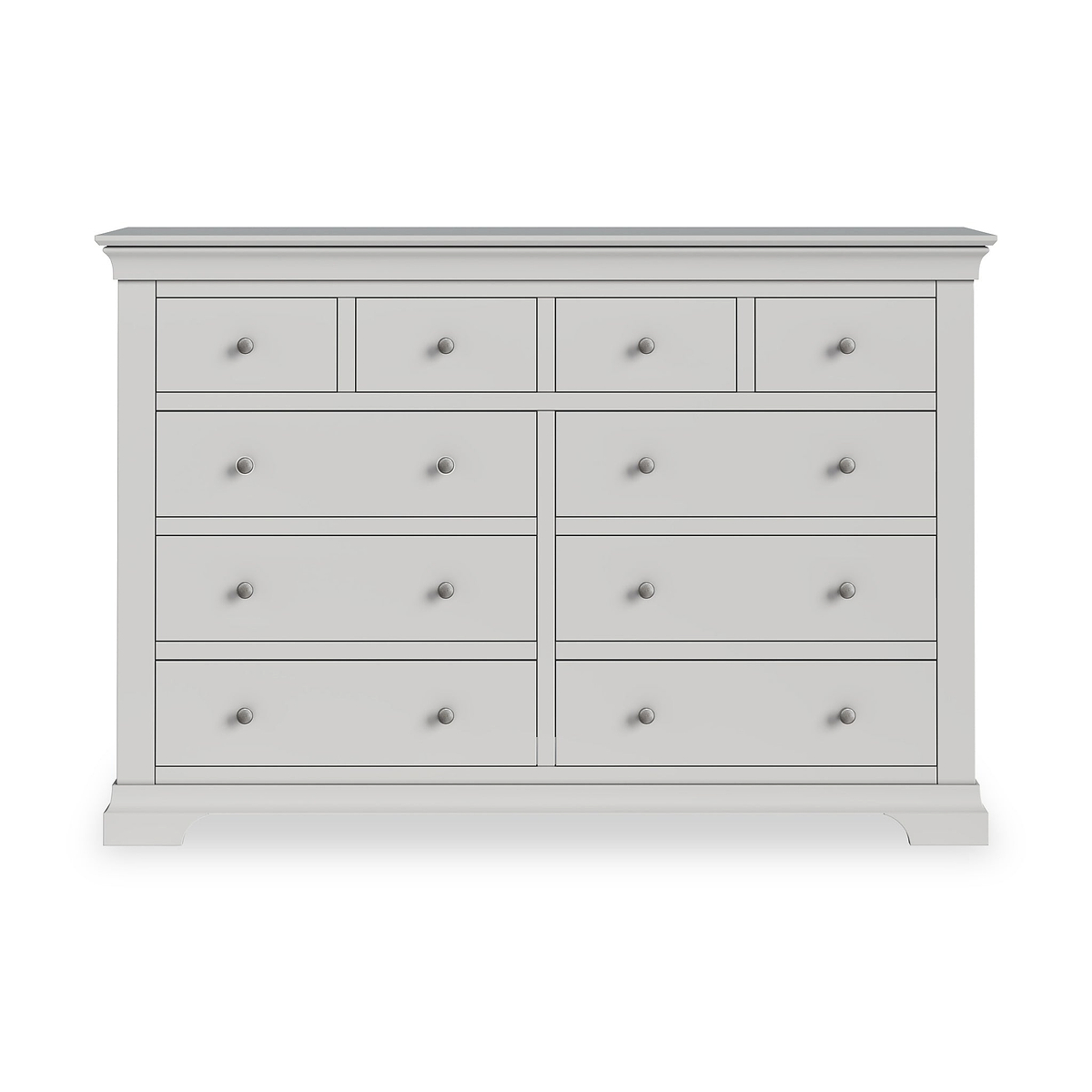 Colette Grey 4 Over 6 Chest Of Drawers from Roseland Furniture