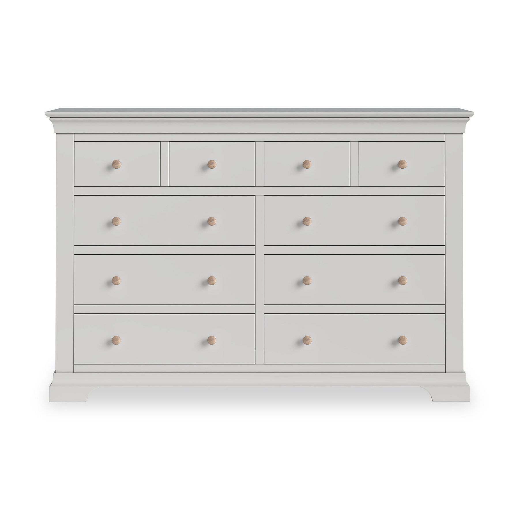 Colette Grey 4 Over 6 Chest Of Drawers from Roseland Furniture