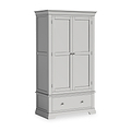Colette Grey Double Wardrobe Drawer from Roseland Furniture