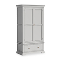 Colette Grey Double Wardrobe Drawer from Roseland Furniture