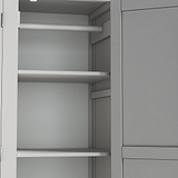Colette Grey Triple Wardrobe Drawer from Roseland Furniture