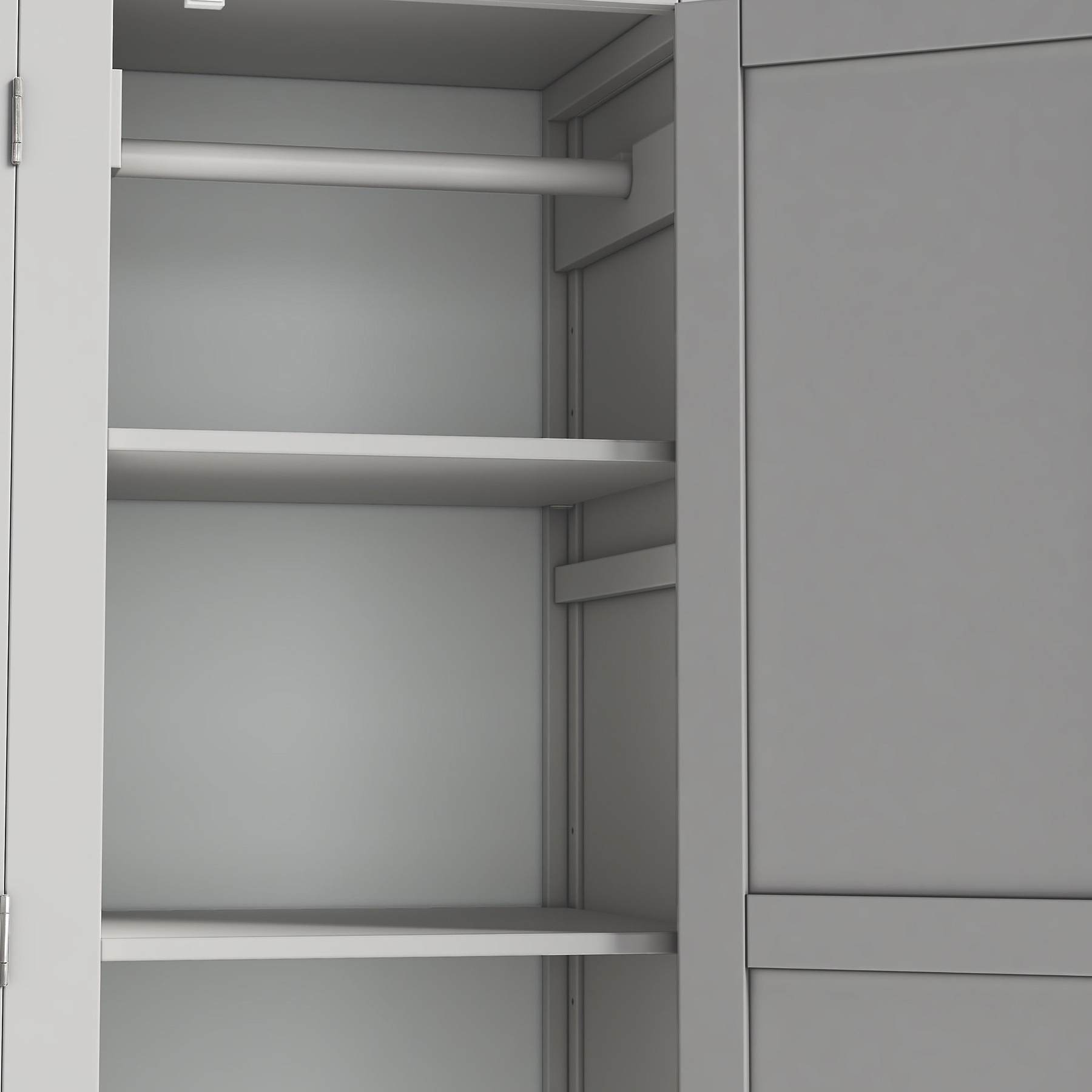 Colette Grey Triple Wardrobe Drawer from Roseland Furniture