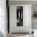 Colette Grey Triple Wardrobe Drawer from Roseland Furniture