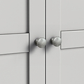 Colette Grey Triple Wardrobe Drawer from Roseland Furniture