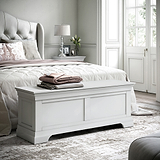 Colette Blanket Box Grey from Roseland Furniture